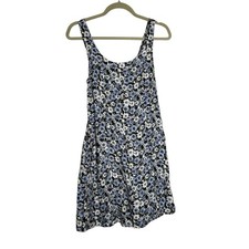 NWT American Eagle Ditsy Floral Lightweight Cut Out Back Mini Skater Dress XS