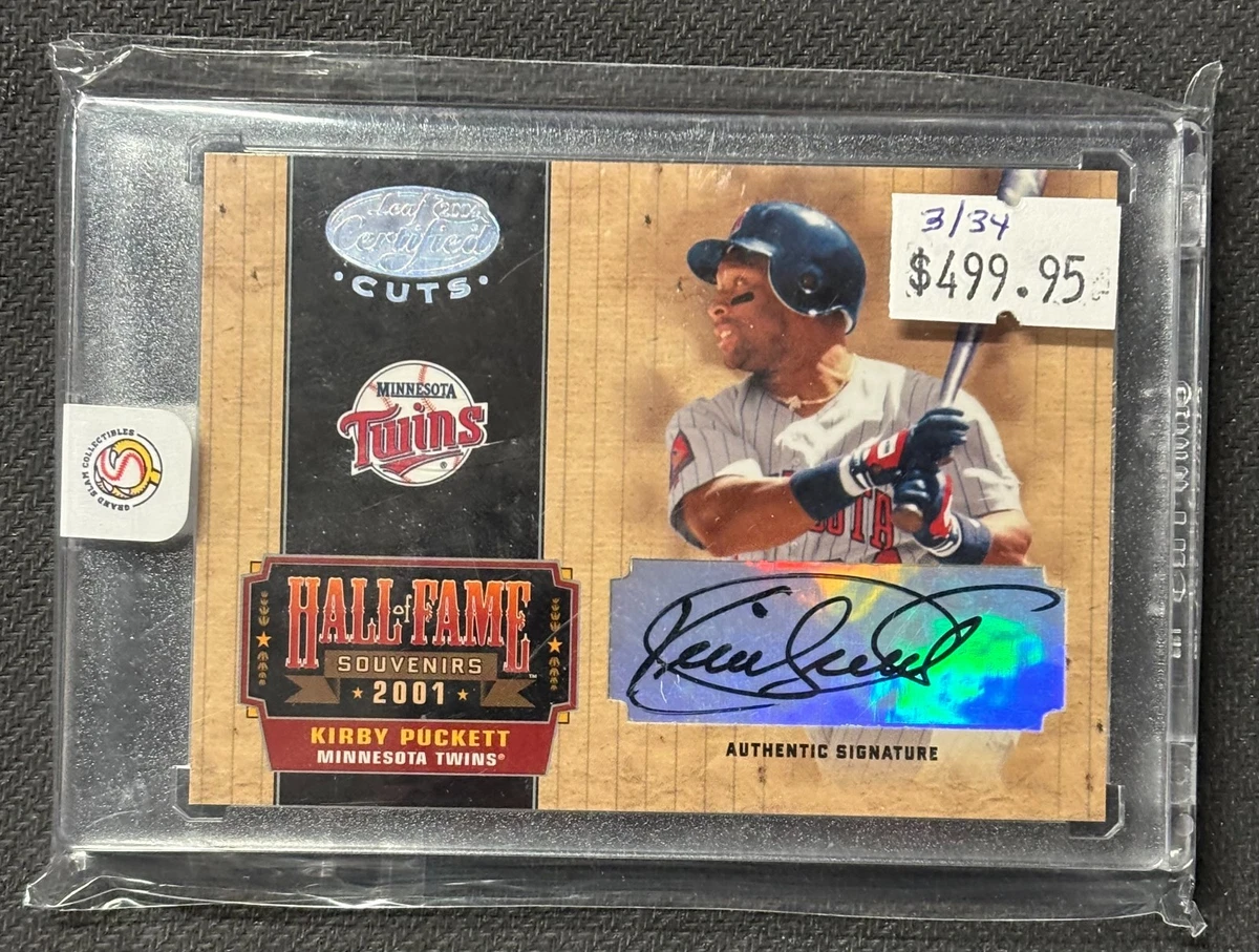 Kirby Puckett Autographed Baseball Cards for sale | eBay