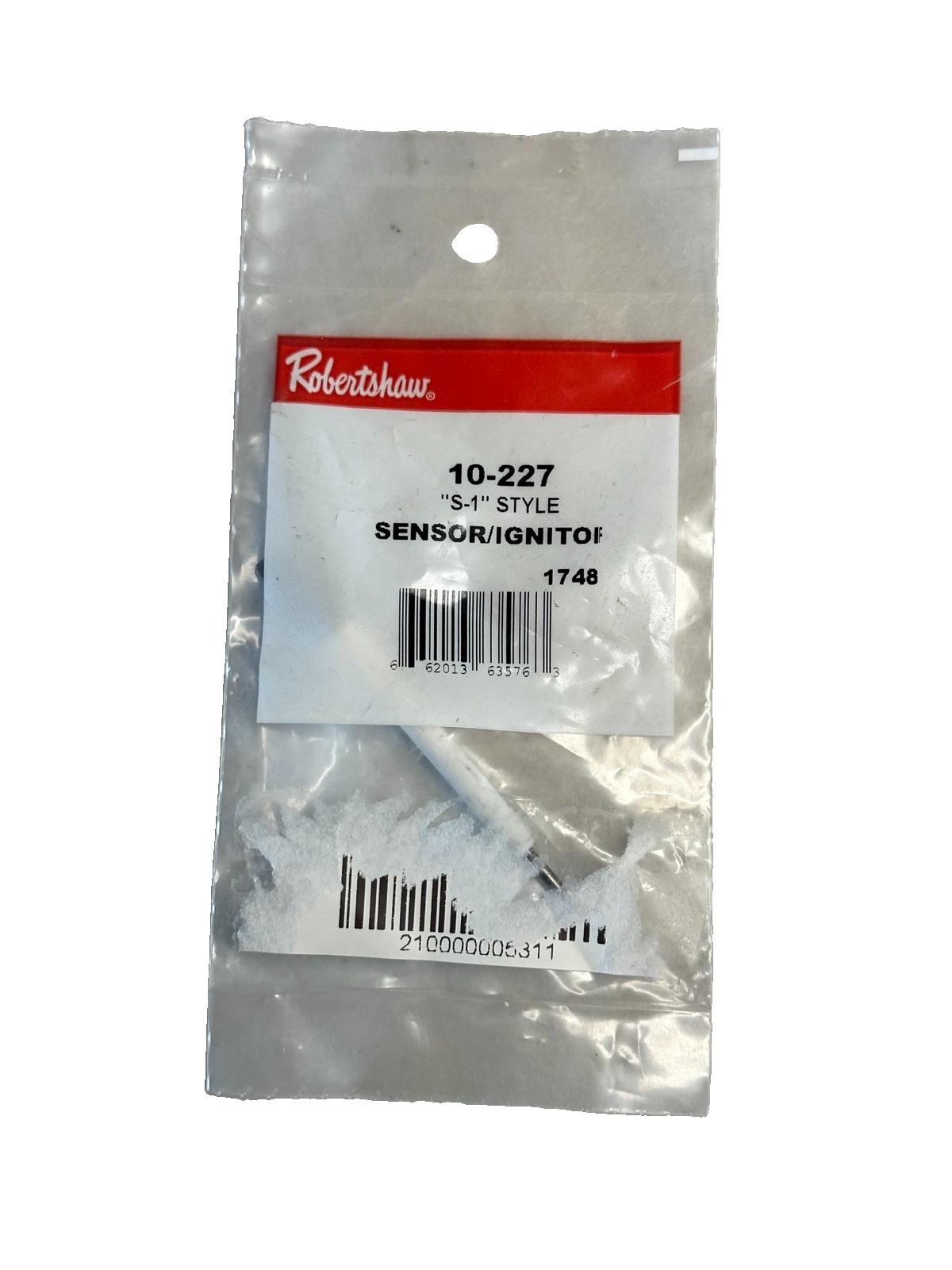 Robertshaw 10-227 S1 Furnace Flame Sensor Ignitor 1/4 Quick Connect NOS