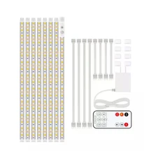 Under Cabinet Lighting Kit - 8 PCS, 2700K Warm White Flexible LED Strip Light...