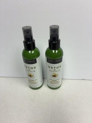 John Frieda Detox & Repair Care & Protect Spray 100ml Lot of 2