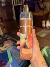 BATH BODY WORKS PEARBERRY BODY MIST 6 FL OZ LEFT OF 8OZ BOTTLE MORE THAN HALF