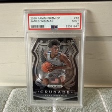 2020 Panini Prizm NBA Basketball #82 James Wiseman Crusade RC PSA 9 Low Pop 🔥