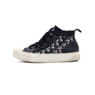 Dior Plateau Sneaker schräg tiefblau 393TOK Damen 152316934