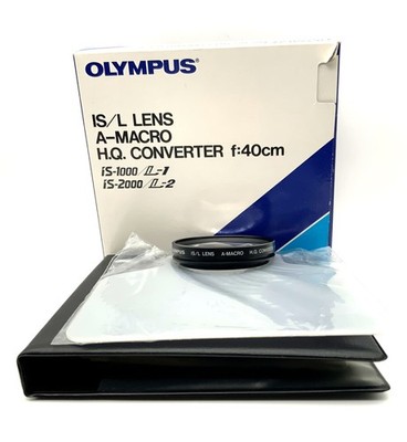 Olympus Macro IS/L Lens A-Macro H.Q. Converter f:40cm IS-1000/L-1 Filter 49mm