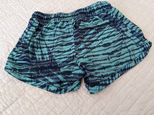 Athleta Girl Shorts 2 Pair All Play 3" Activewear Running Camo Size L/12 - Picture 14 of 22