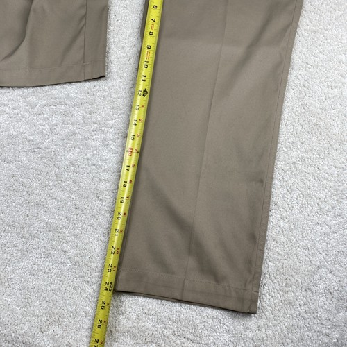 Nike Golf Pants Men's 30x24 Med Chino Flat Front Dri-Fit Stretch Khaki Tan - Picture 4 of 9