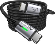 INIU USB C Kabel, 100W [2m] PD3.0 Schnellladekabel USB C auf USB C, Nylon