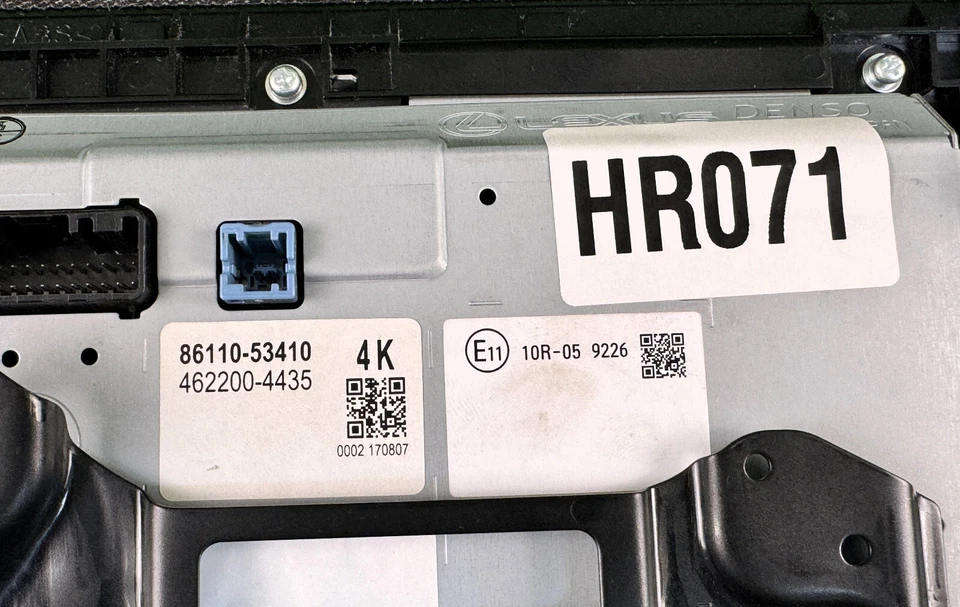 Conjunto de pantalla múltiple Lexus IS200T IS300 IS350 2018-2021 86110-53410 OEM usado Foto 4 de 4