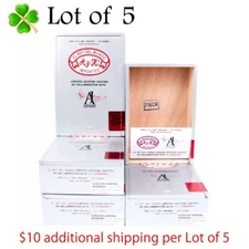 Lot of 5 El Rey del Mundo Toro Empty Wood Cigar Box 6.5" x 4.5" x 1.75"