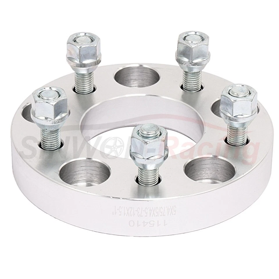 (2) 1" Wheel Spacers 5x4.75 to 5x4.5 Adapters For Chevrolet GMC Buick Pontiac - Image 2 of 4