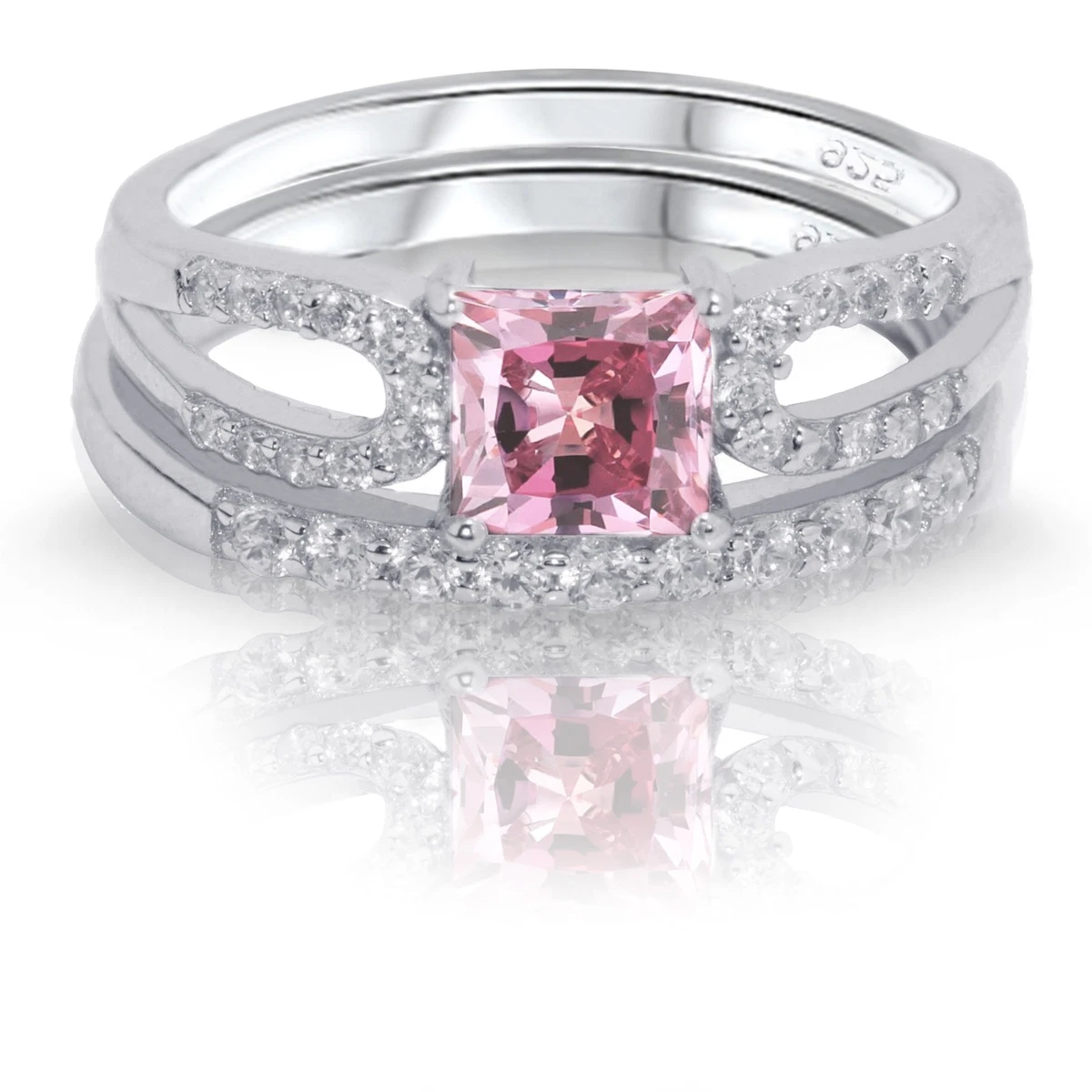 destilación Porra Aptitud Zafiro Rosa Princesa Imitación Diamantes Plata de Ley Set Anillo Compromiso | eBay destilación Porra Aptitud Zafiro Rosa Princesa Imitación Diamantes Plata de Ley Set Anillo Compromiso | eBay