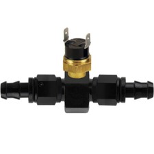 140f Engine Trans-mission Oil Cooler 6an In-line Coolant Hose Thermostat Switch