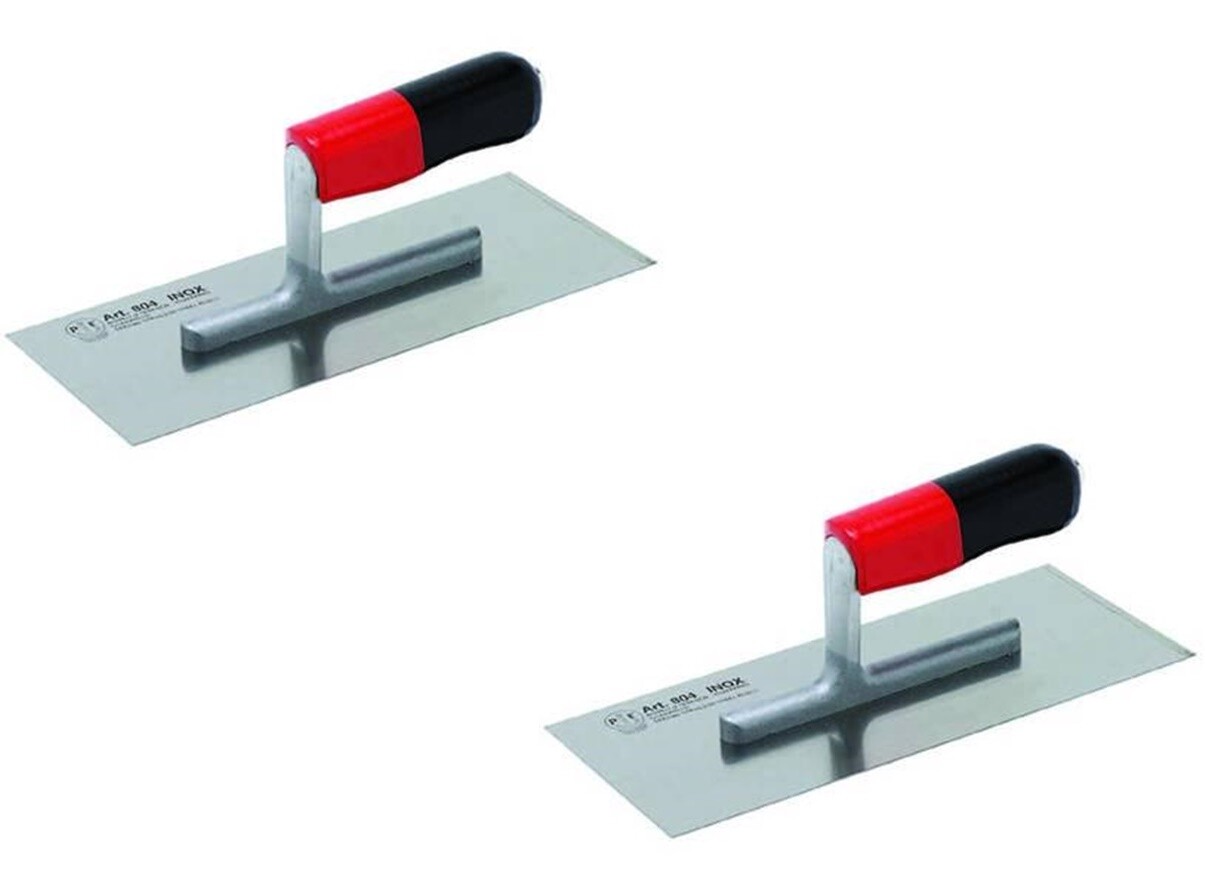 Frattone Tedesco Pavan 804/I Inox 28x12 cm - Kit 2 Pezzi Professionale