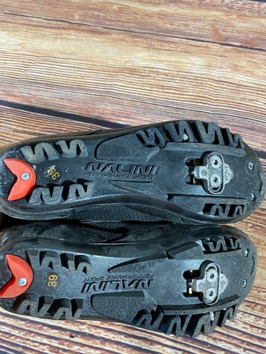 NALINI Cycling Shoes Mountain Bike MTB Ladies Size EU39 US8 Mondo 240 - Picture 5 of 6