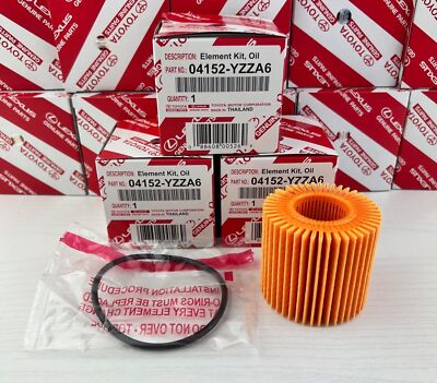 SET OF (3) 04152-YZZA6 TOYOTA COROLLA PRIUS SCION IM OIL FILTER