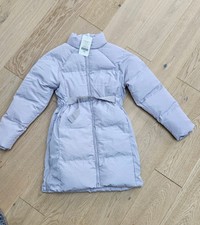 Fabletics Bryce Belted Puffer Coat Size Small Ash Colour