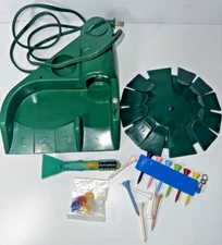 Lot of Indoor Golfing Accessories, Putting Cup, Brush/Scraper, Tee Holder