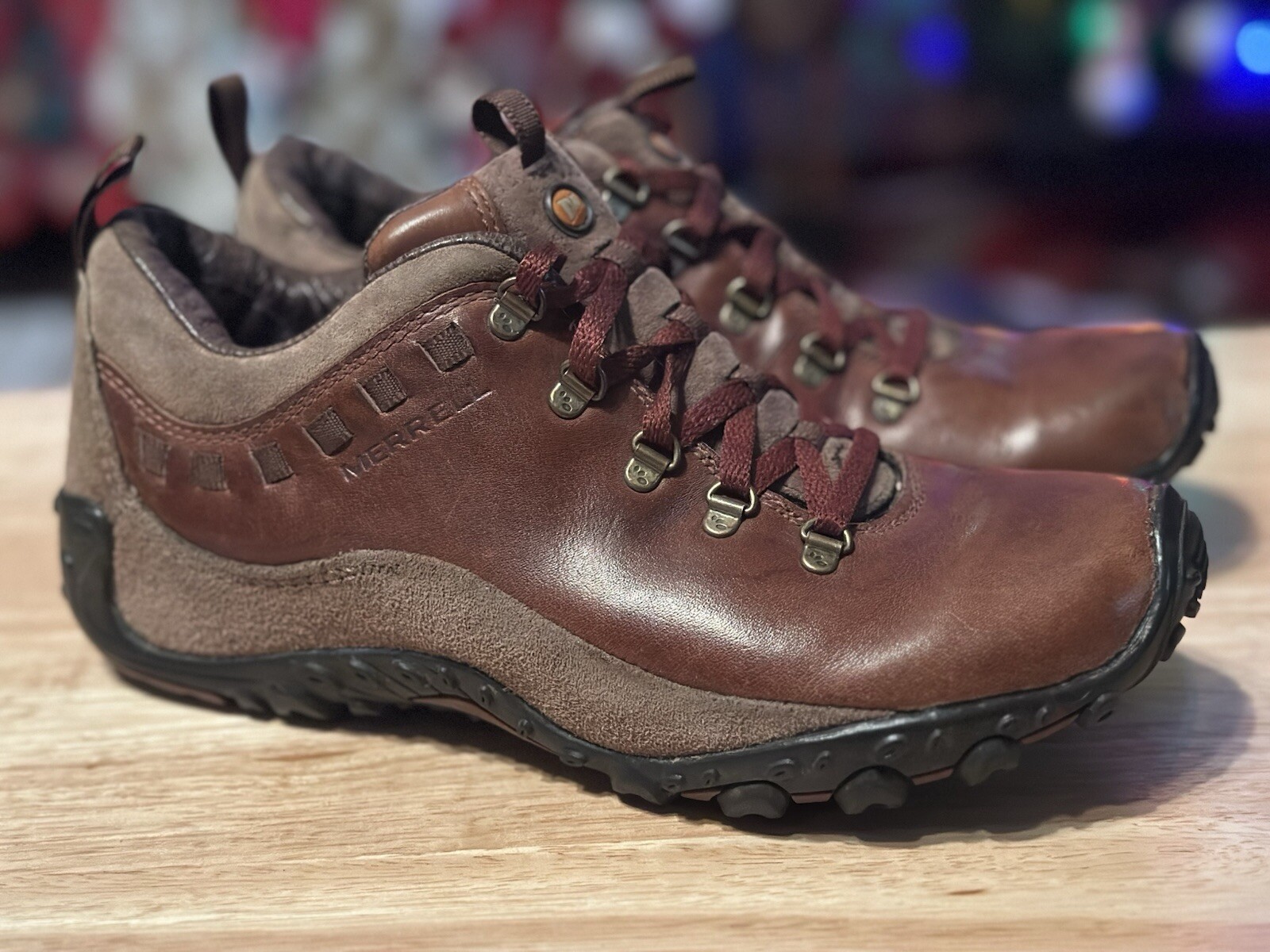 MERRELL Scarpa Pelle Escursionismo Outdoor Continuum Wmn Camaleonte Arco Viaggiatore Marrone 7