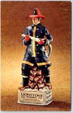 Postcard - Lionstone - The Fire Fighter