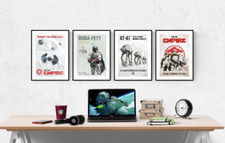 Star Wars Imperium Reise Poster 4er Set Druck...