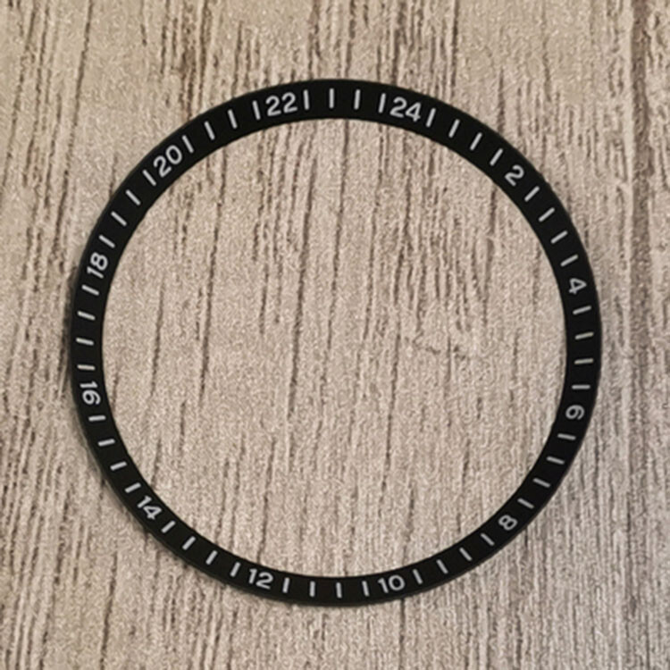 Black Circle With White Letters (No Luminous With Lines)