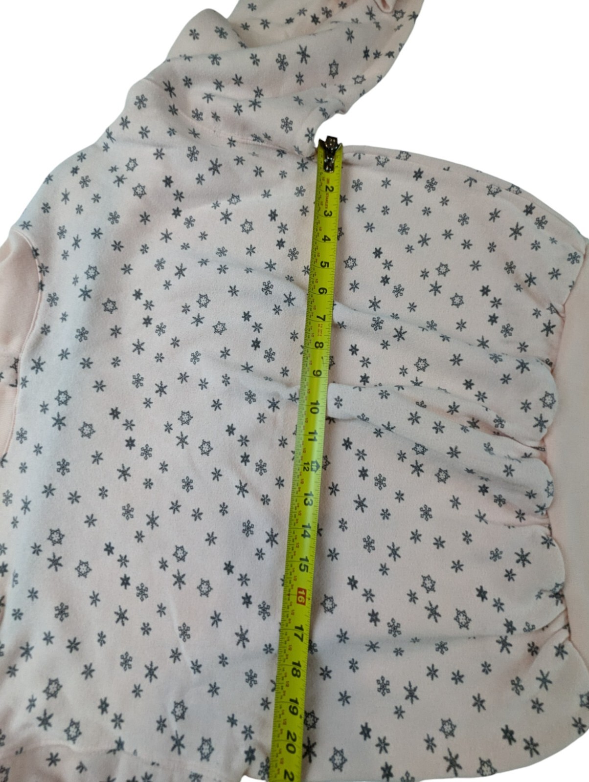 Active Elements Pullover Pink Snowflakes Sweatshi… - image 8