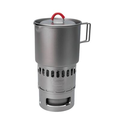 Evernew Titanium Lightweight Camping Mug Pot Stove Set 500NEW | eBay