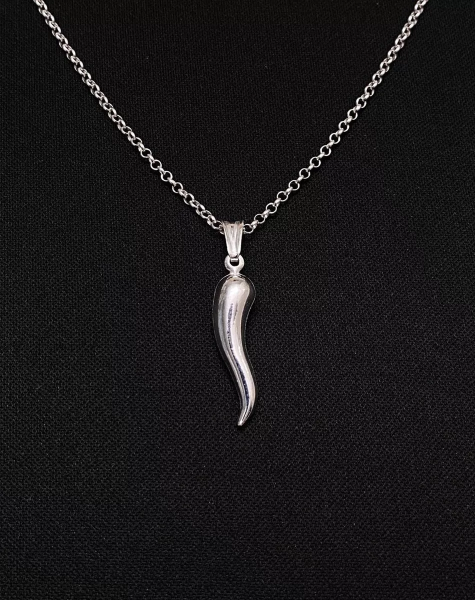 Italian Horn Keepsake Cremation Pendant