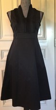 Merona Dress Size 2 Color Black Evening Dress With The Ruffles Kneelength