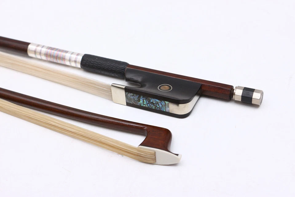 16inch Viola Bow Ebony Double Eye Tailstock Quality Brazilian Wood Viola Bow - Image 3 of 4