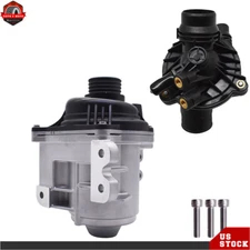 Electric Engine Water Pump W/ Thermostat For BMW 535i 640i 740Li X1 X3 X5 3.0L