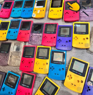 GameBoy Color GBC Color + Advance + SP Main Unit Lot of 112