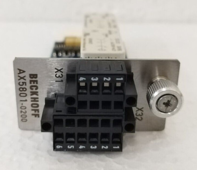 BECKHOFF AX5801-0200 TwinSAFE Option Card | eBay