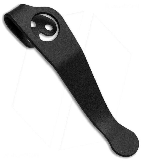 Custom hand made titanium deep carry pocket clip for Spyderco Para3 Pocket Clip Custom hand made titanium deep carry pocket clip for Spyderco Para3 Pocket Clip