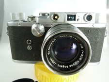 VINTAGE NICCA 3-S 35mm Film Camera No 66939 with Lens NIKKOR. - H C 50/2 READ