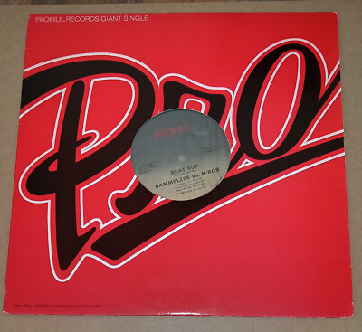 RAMMELLZEE Vs. K-ROB Beat Bop 12'' US 1983 Profile OG PRESSED AT SOUND MAKERS N.J