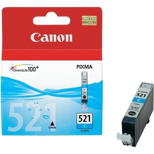 Genuine Canon Inks - CLI-521 COLOURS PGI-520 BLACK SINGLES & SETS LOT - Picture 3 of 6