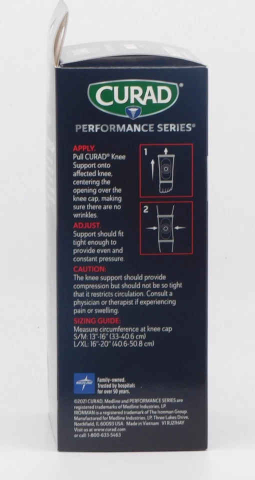 Пуловер с поддержкой колена Open Patella Curad серия Performance поддержка размер S/M - Изображение 4 из 4