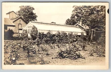 RPPC c1910s Garden Greenhouse Unidentified Unknown Location Postcard