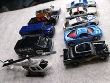 police vehicles majorette matchbox Hot Wheels Maisto mixed lot of 10 law...