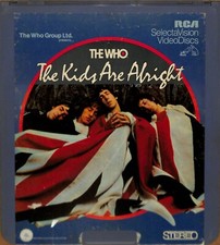 The Who: The Kids Are Alright 1979 CED RCA SelectaVision TESTED WORKING