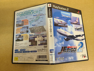 TAITO - 【PSソフト】ジェットでGO Taito Jet de Go Yoke Flight Controller Boxed W/ Game