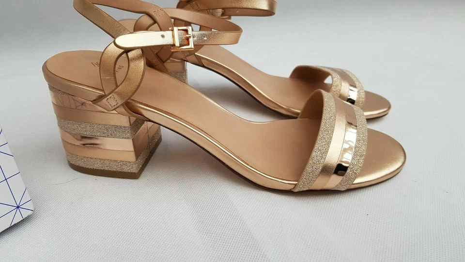 CALL IT SPRING Rose Pink 'Coccinea' Block Heel Open Toe Sandals SIZE UK 7 /EU 40 - Image 2 of 4