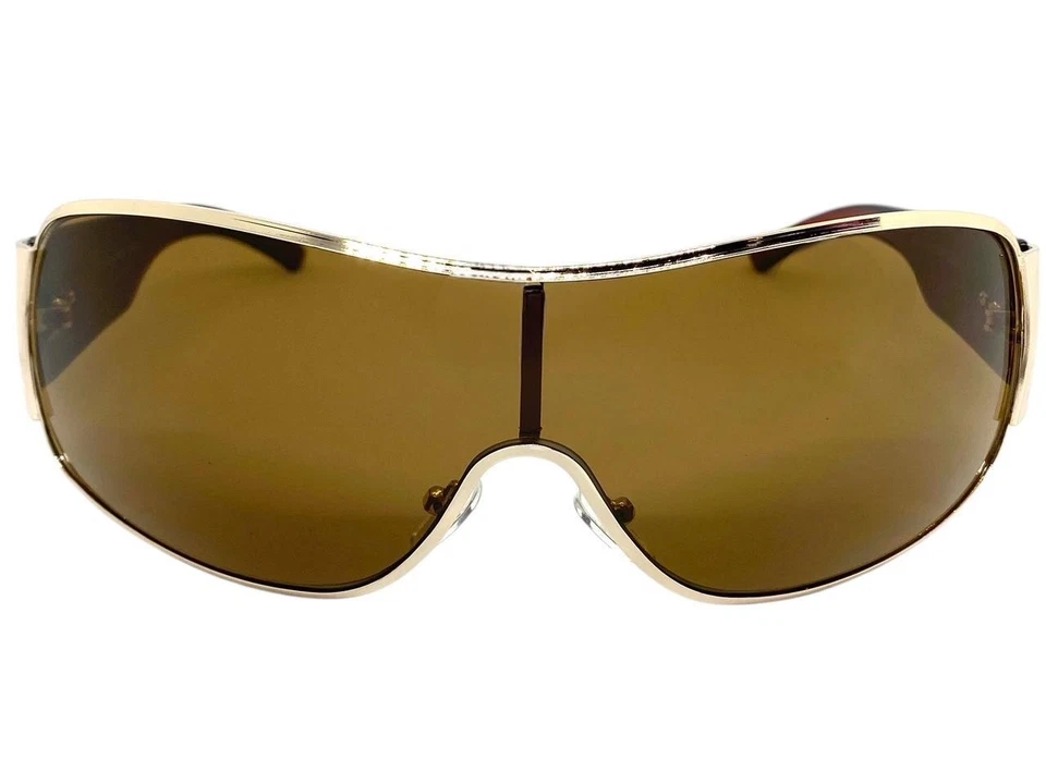 Gafas de sol contemporáneas elegantes modernas deportivas envolventes escudo elegantes de moda para hombre Foto 4 de 4