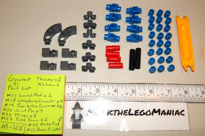 Gyrobot Thames & Kosmos Part Lot # 17 18 19 20 22 23 24 25 Small Parts Only