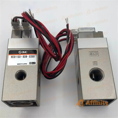 SMC VEX1133-02N-X259 Solenoid Valve Pneumatic 24VDC 1/4'' NPT Industrial