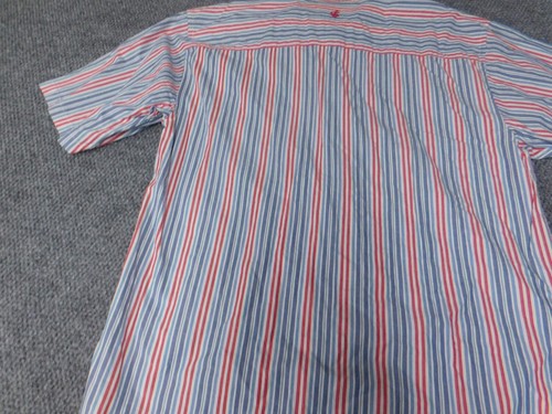 Rocawear Mens Shirt Extra Large Red Button Down Striped logo hip-hop button up - Picture 8 of 11