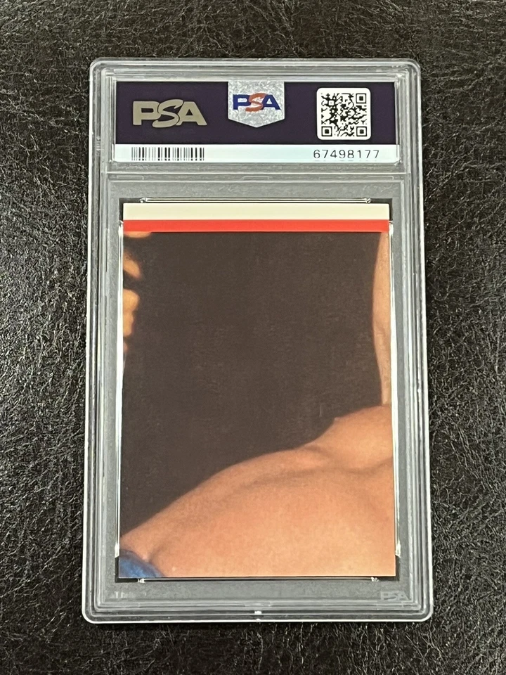 1985 Topps WWF Jesse The Body Ventura Stickers #4 PSA 6 EX-MT Rookie RC WWE HOF - Image 2 of 2