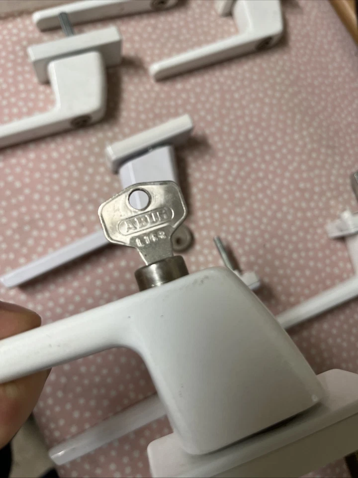 Abschließbarer Fenstergriff  5x Abus 2x Noname - Bild 3 von 4